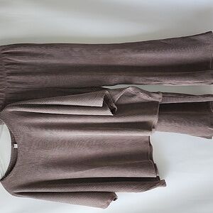 DEAR SCARLETT Wanderer Oyster Grey 2 Piece Pants & Top Set